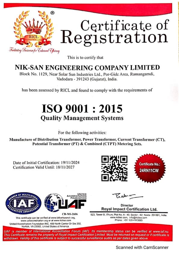 ISO 9001:2000 Certification